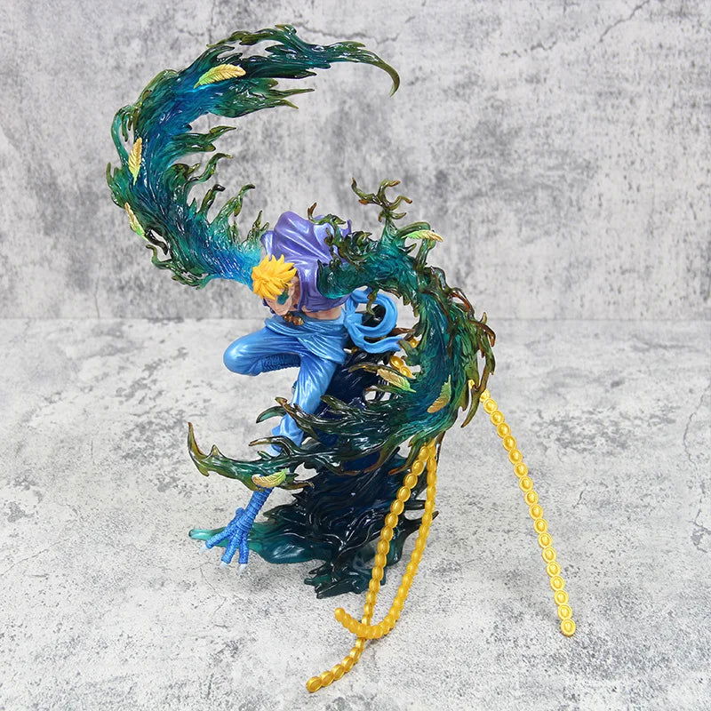 Marco the Phoenix Anime Figurine, One Piece Figures Action Toys Flying Marco PVC 33 cm