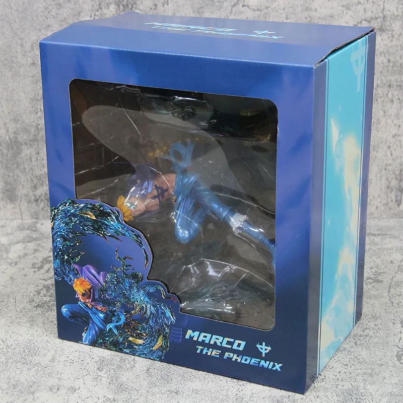 Marco the Phoenix Anime Figurine, One Piece Figures Action Toys Flying Marco PVC 33 cm