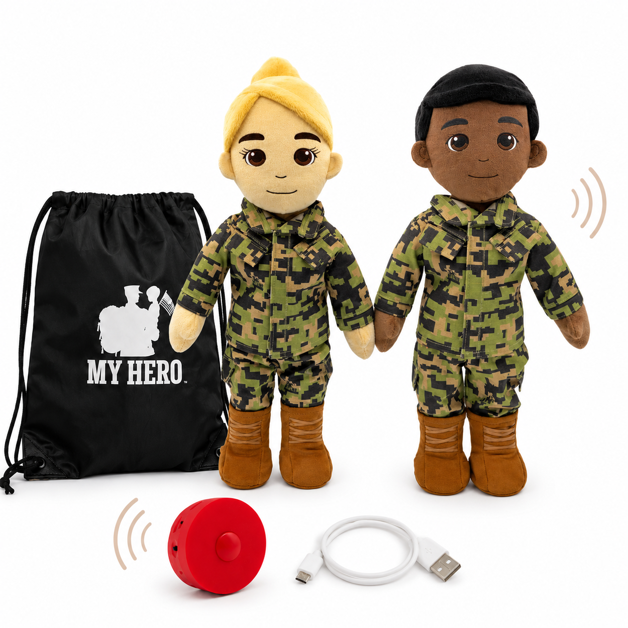 My Hero™ Daddy Doll Marine | Custom Recordable Plush