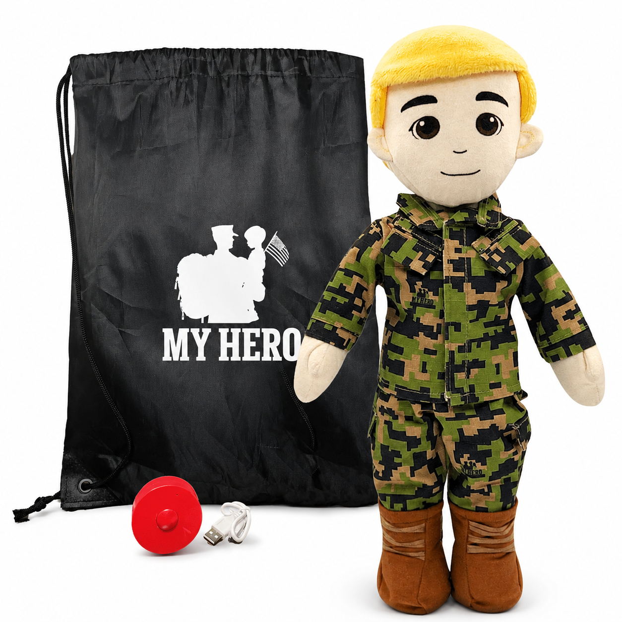 My Hero™ Daddy Doll Marine | Custom Recordable Plush