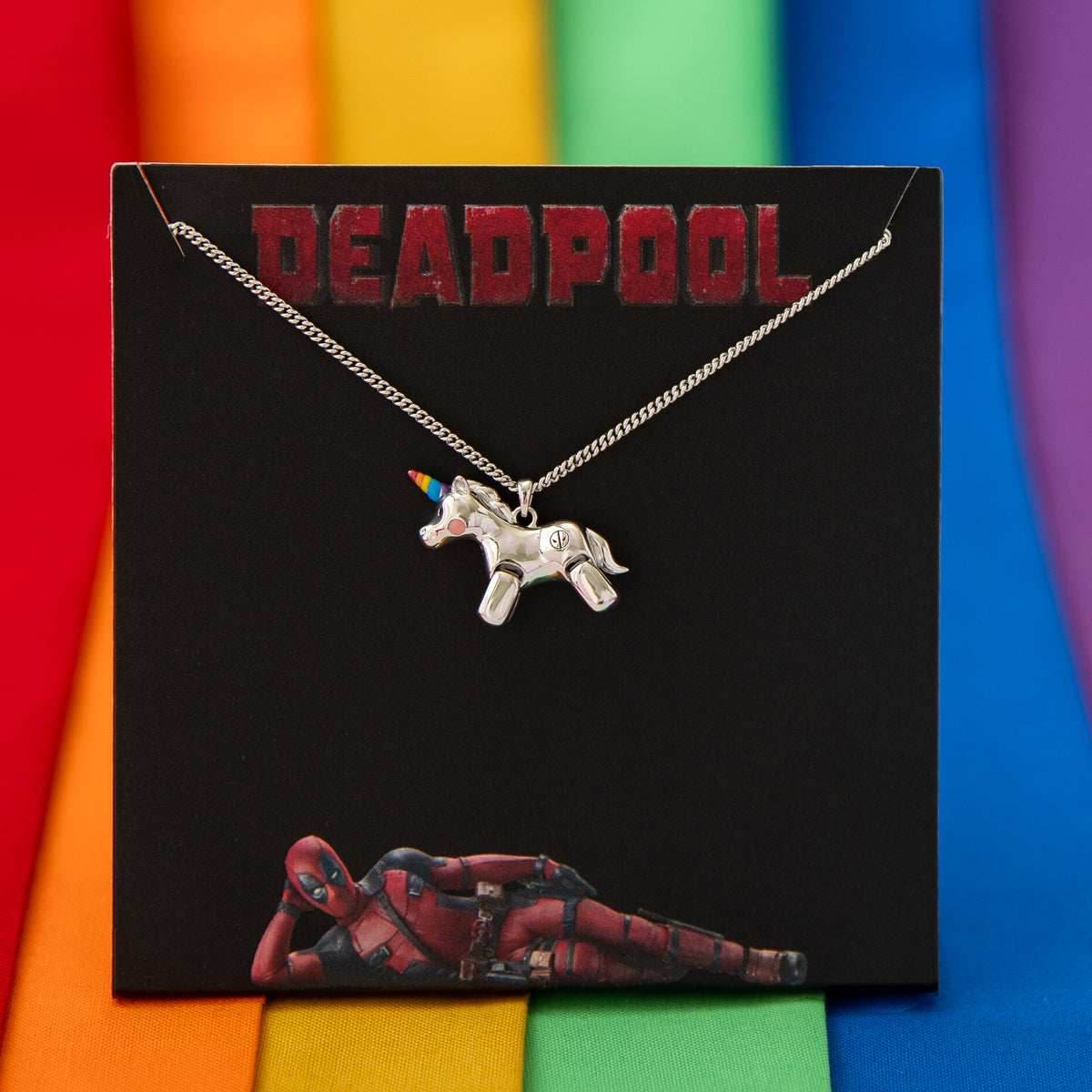 Marvel X RockLove DEADPOOL Unicorn Necklace - 