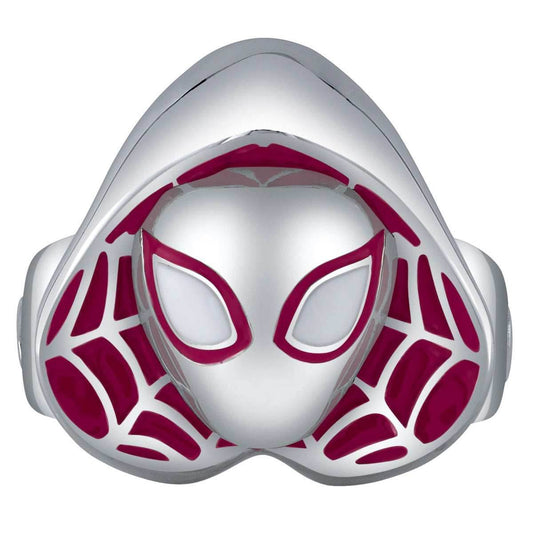 Marvel X RockLove SPIDER-MAN Ghost-Spider Mask Ring - Size 6
