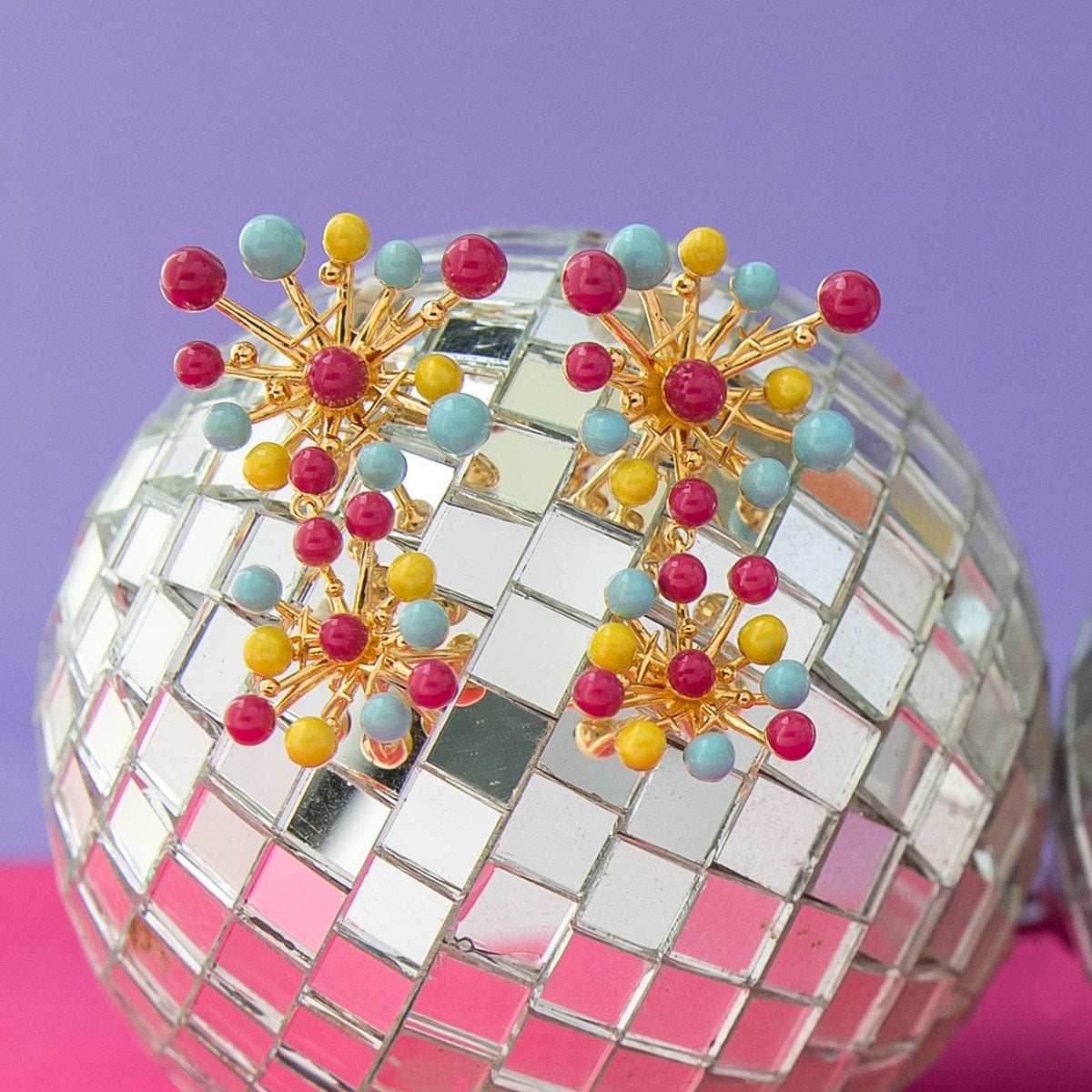 Marvel X RockLove X-MEN Jubilee Fireworks Earrings - 