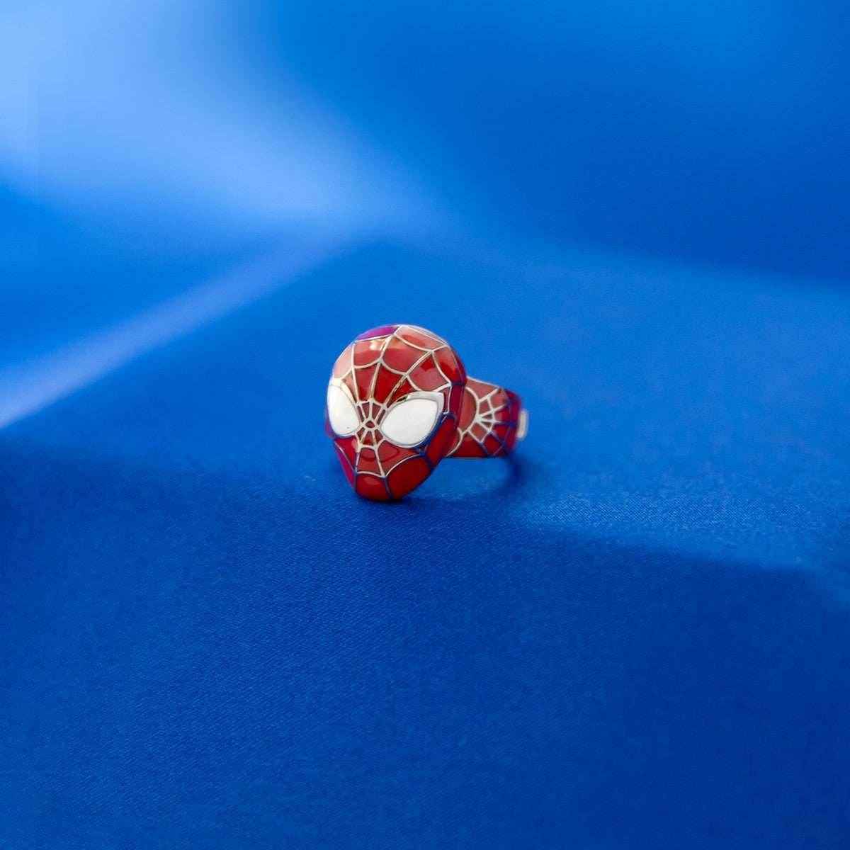 Marvel X RockLove SPIDER-MAN Peter Parker Mask Ring - Size 6