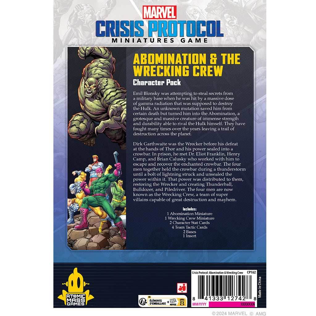 Marvel Crisis Protocol: Abomination & The Wrecking Crew Character Pack - 