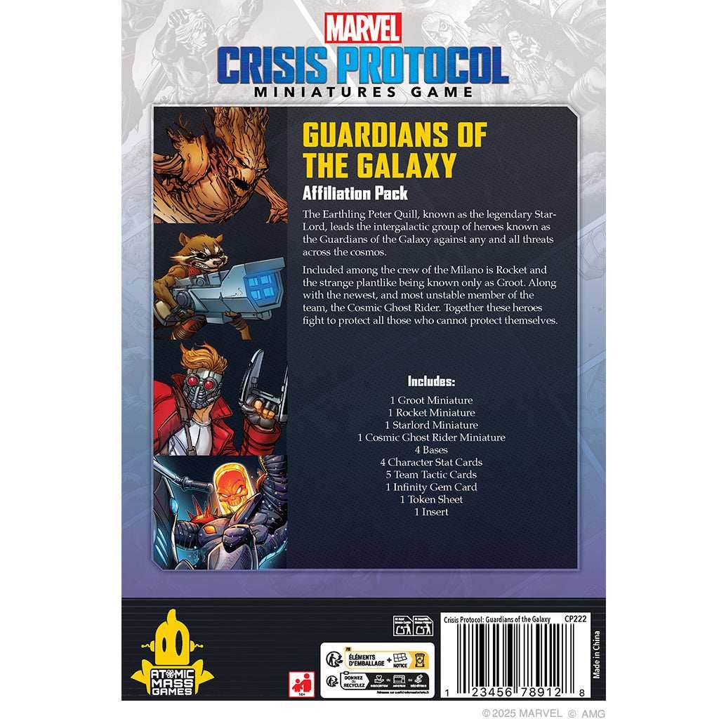 Marvel Crisis Protocol: Guardians of the Galaxy Affiliation Pack - 