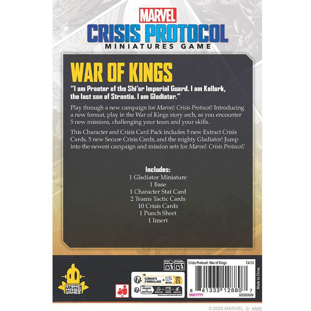 Marvel Crisis Protocol: War of Kings Character and Crisis Card Pack - 