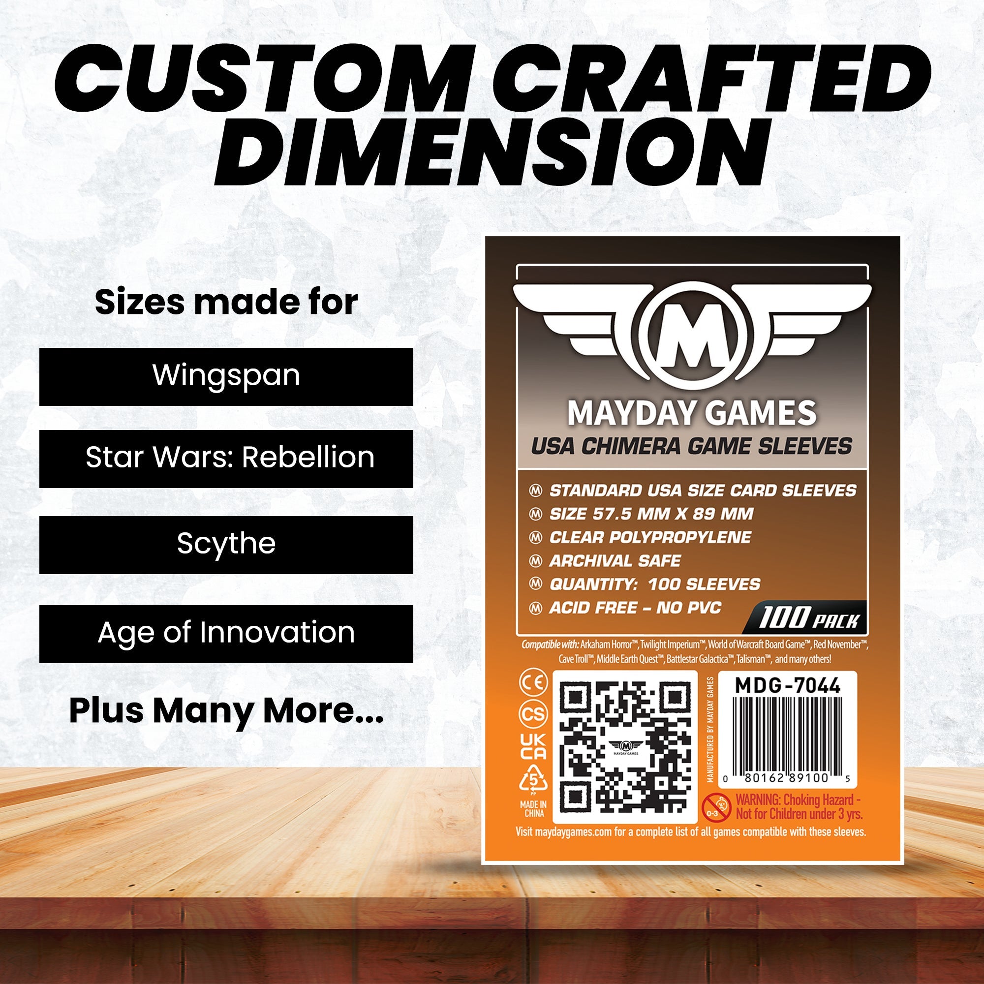 Standard USA Chimera Card Sleeves (57.5x89mm) Standard 7044 or Premium 7078