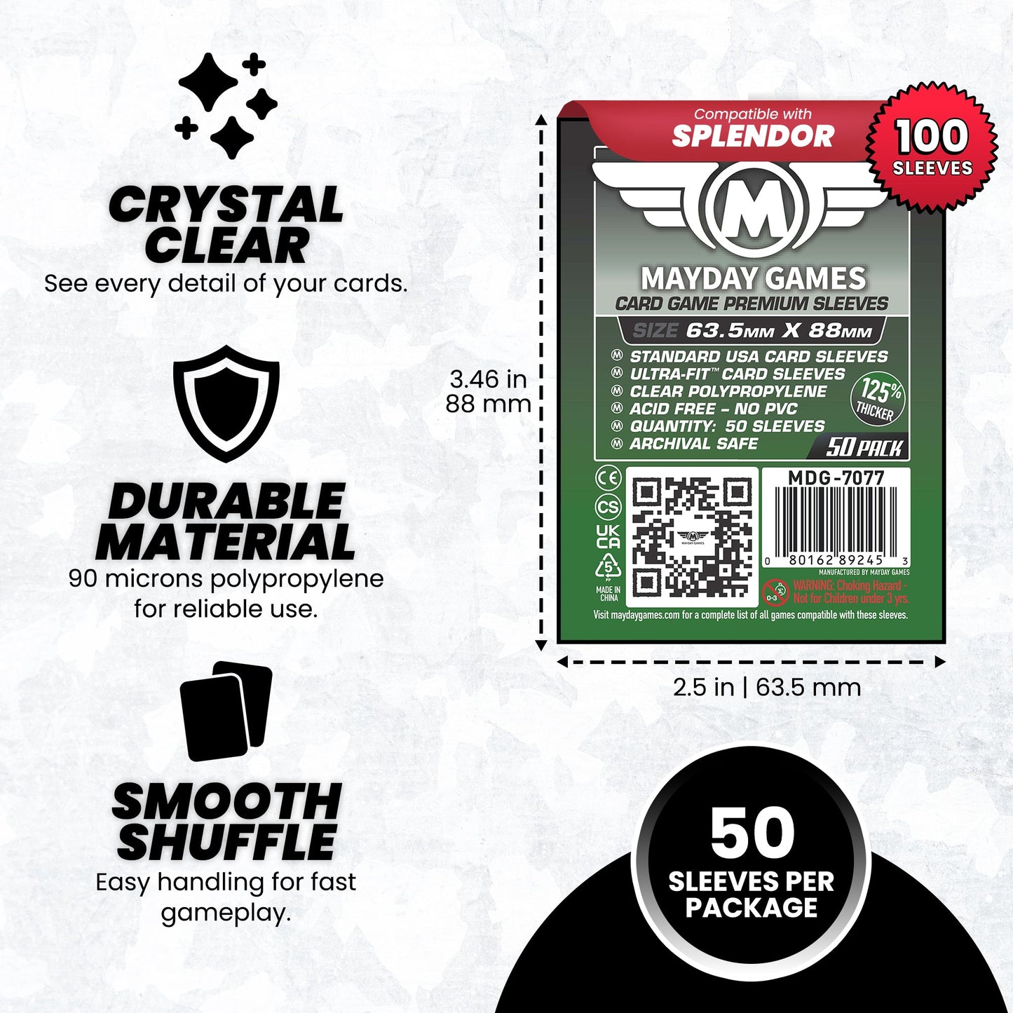 "Splendor" Compatible Card Sleeve Bundle