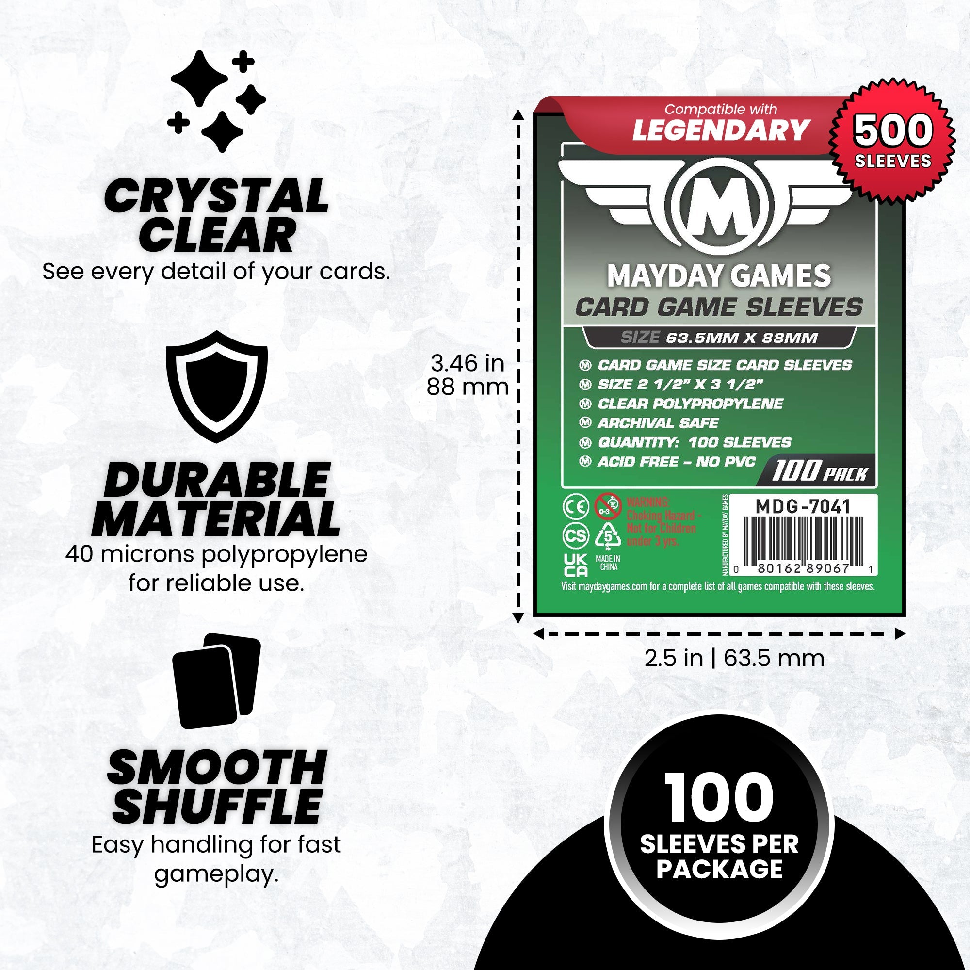 "Legendary" Compatible Card Sleeve Bundle