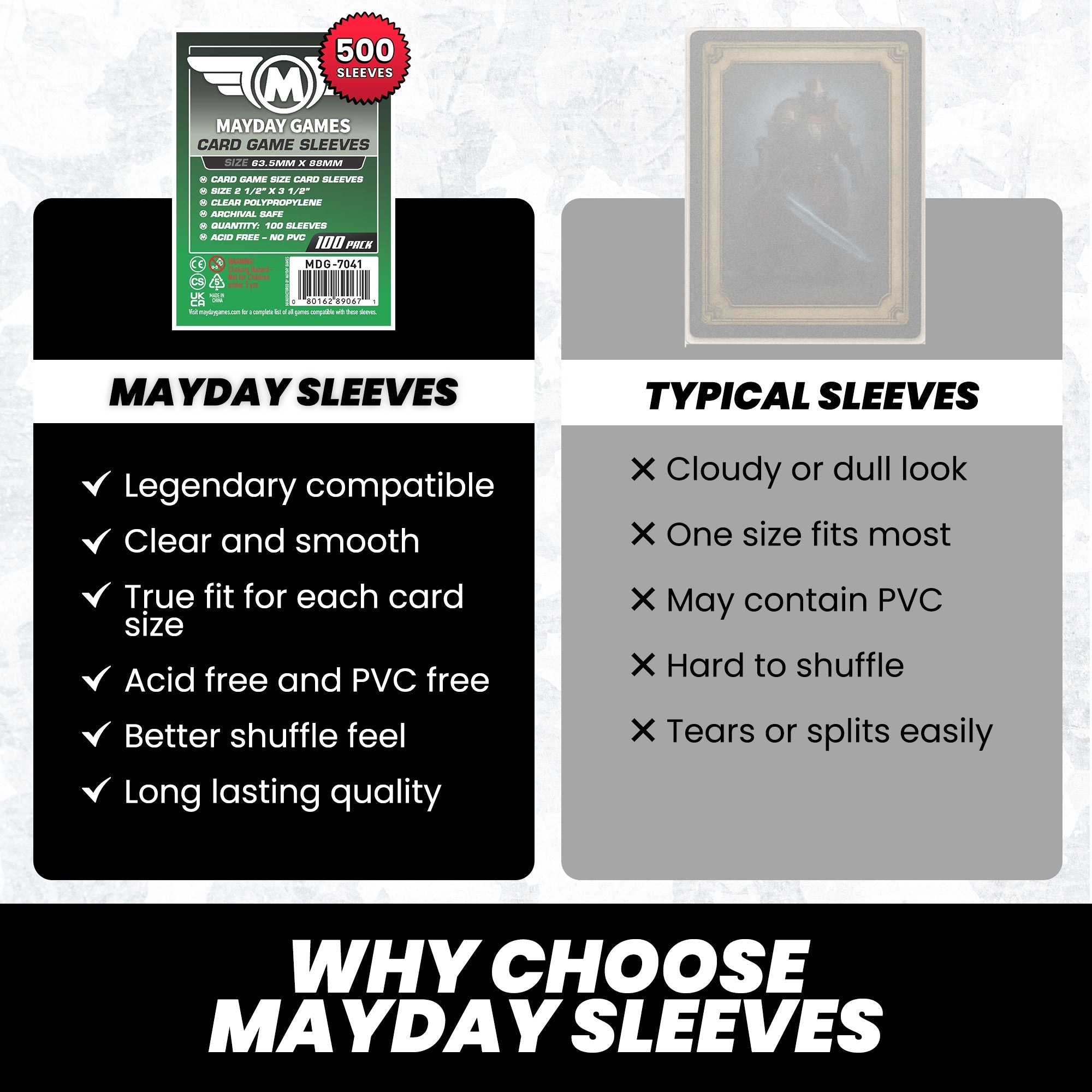 "Legendary" Compatible Card Sleeve Bundle