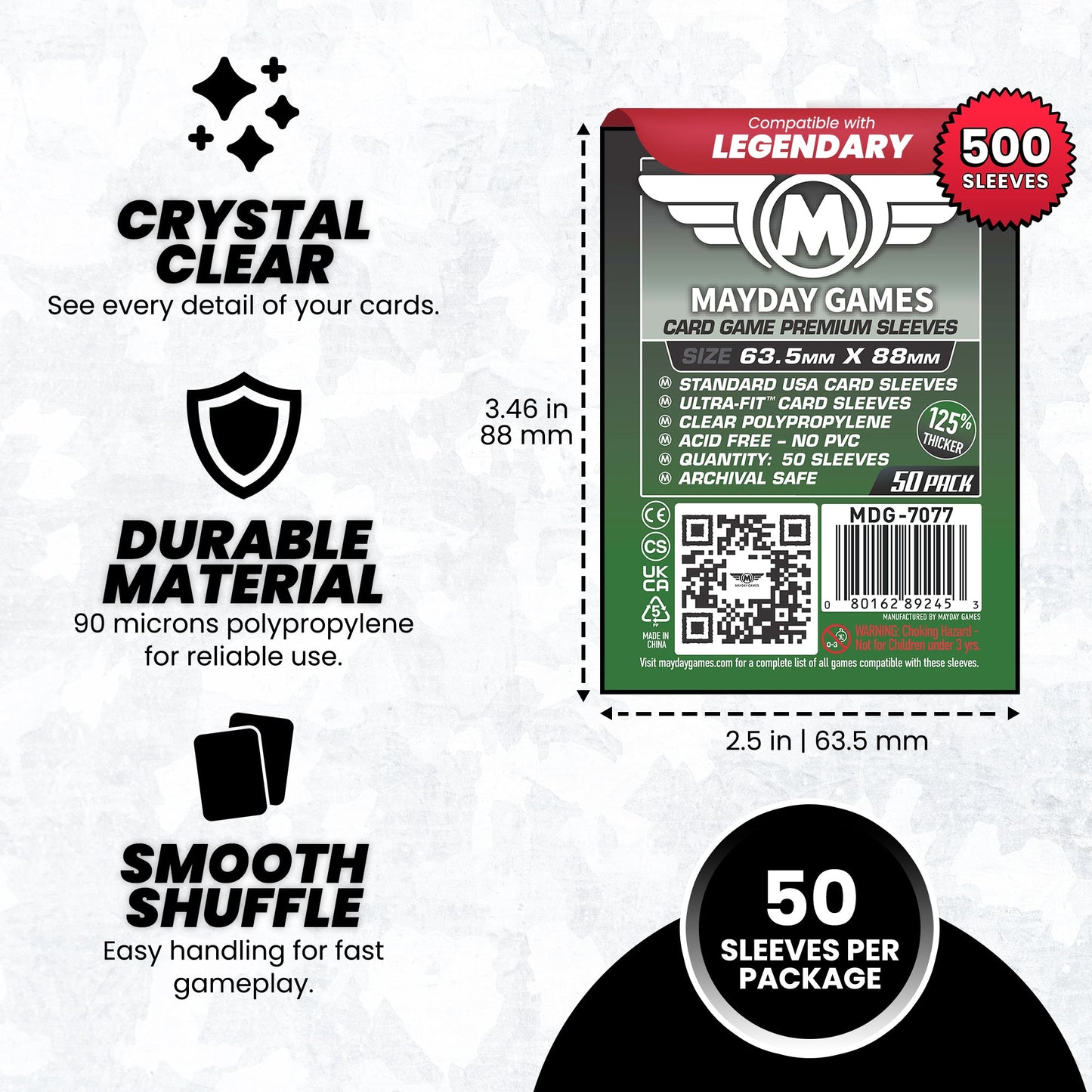 "Legendary" Compatible Card Sleeve Bundle