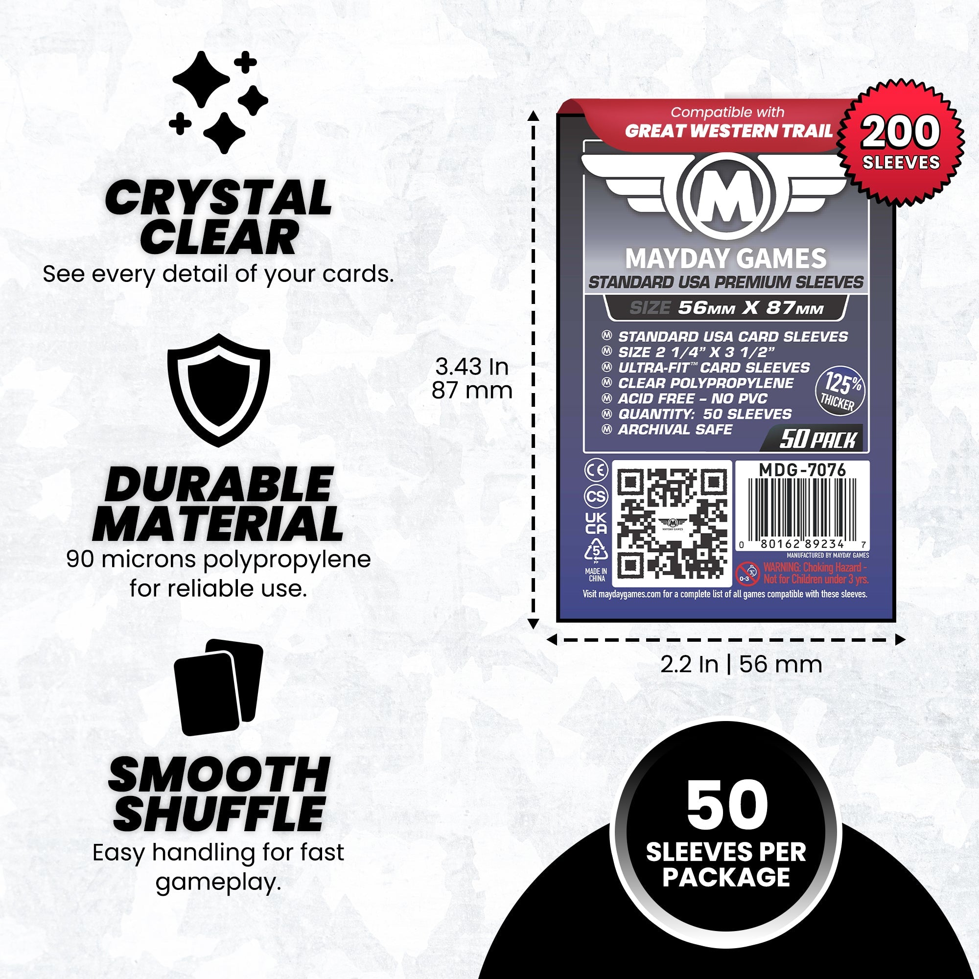 "Great Western Trail" Compatible Card Sleeve Bundle