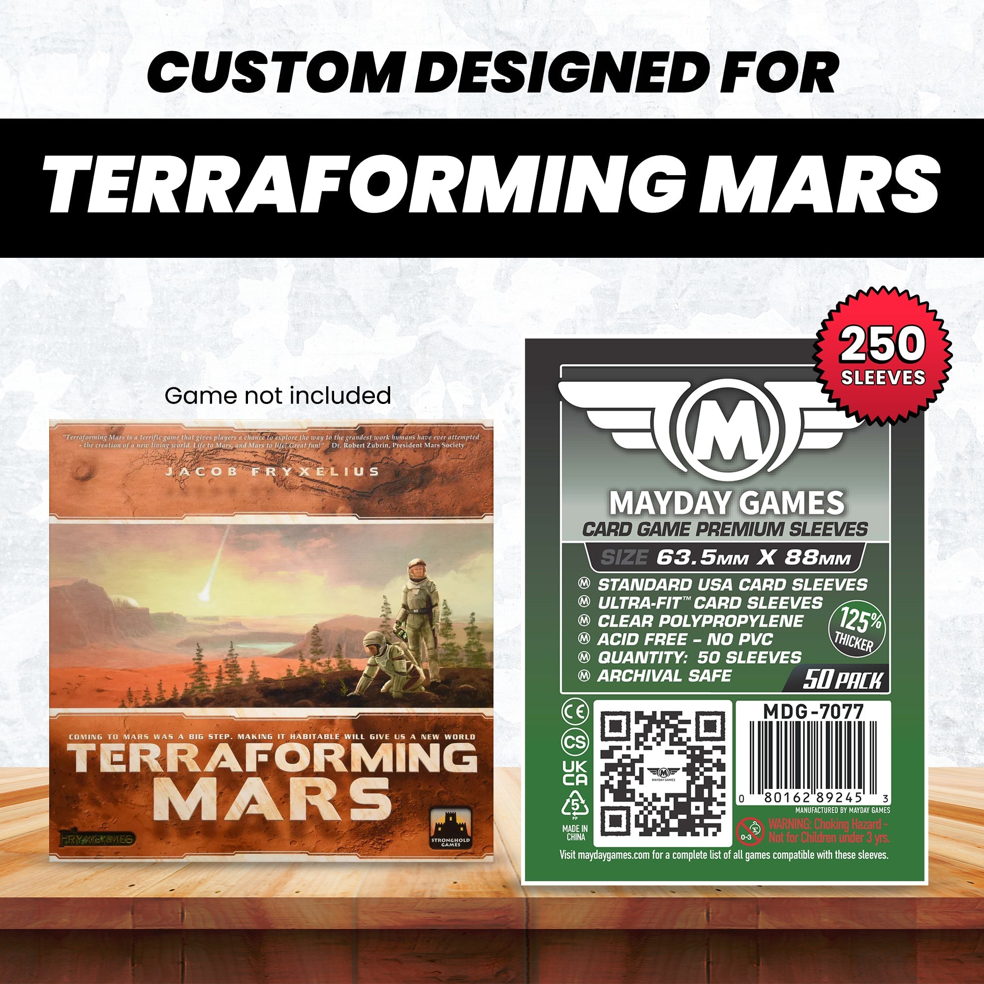"Terraforming Mars" Compatible Card Sleeve Bundle