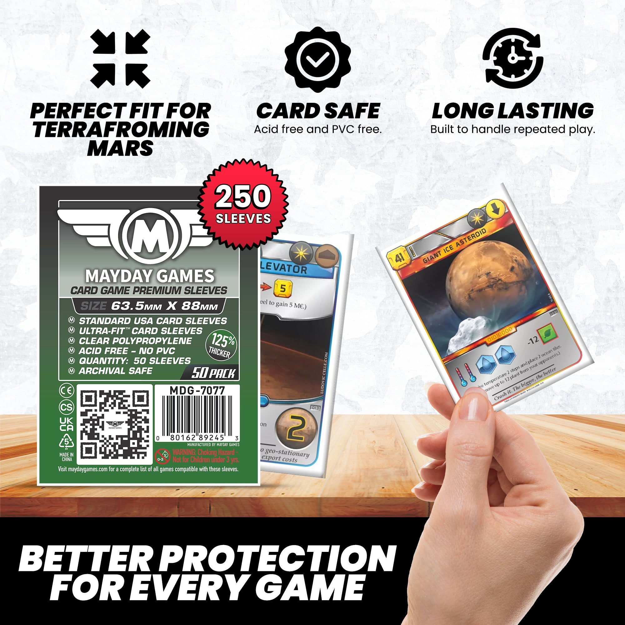 "Terraforming Mars" Compatible Card Sleeve Bundle