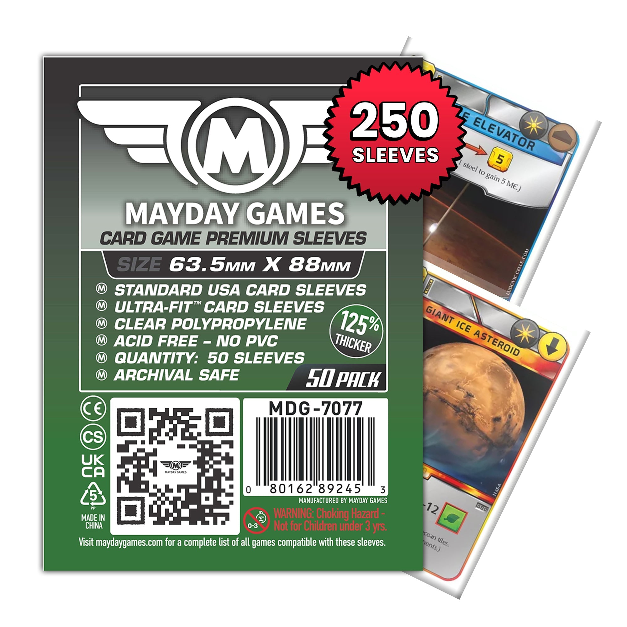 "Terraforming Mars" Compatible Card Sleeve Bundle