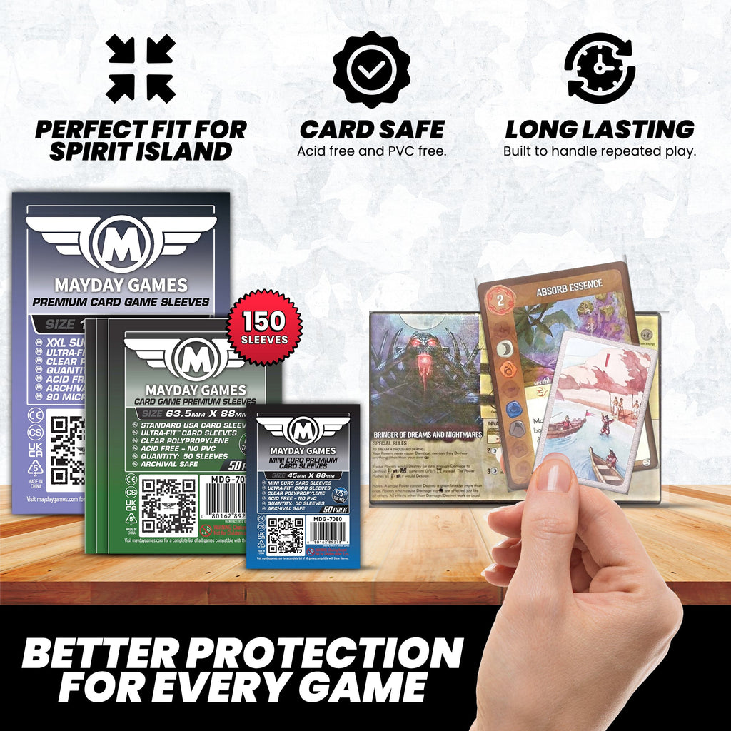 "Spirit Island" Compatible  Card Sleeve Bundle