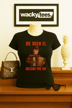 Me Dicen El Asesino Por Ahi Halloween Corrido Freddy Krueger Nightmare on Elm St Graphic Tee Shirt
