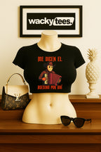 Me Dicen El Asesino Por Ahi Halloween Corrido Jason Voorhees Friday the 13th Graphic Tee Shirt