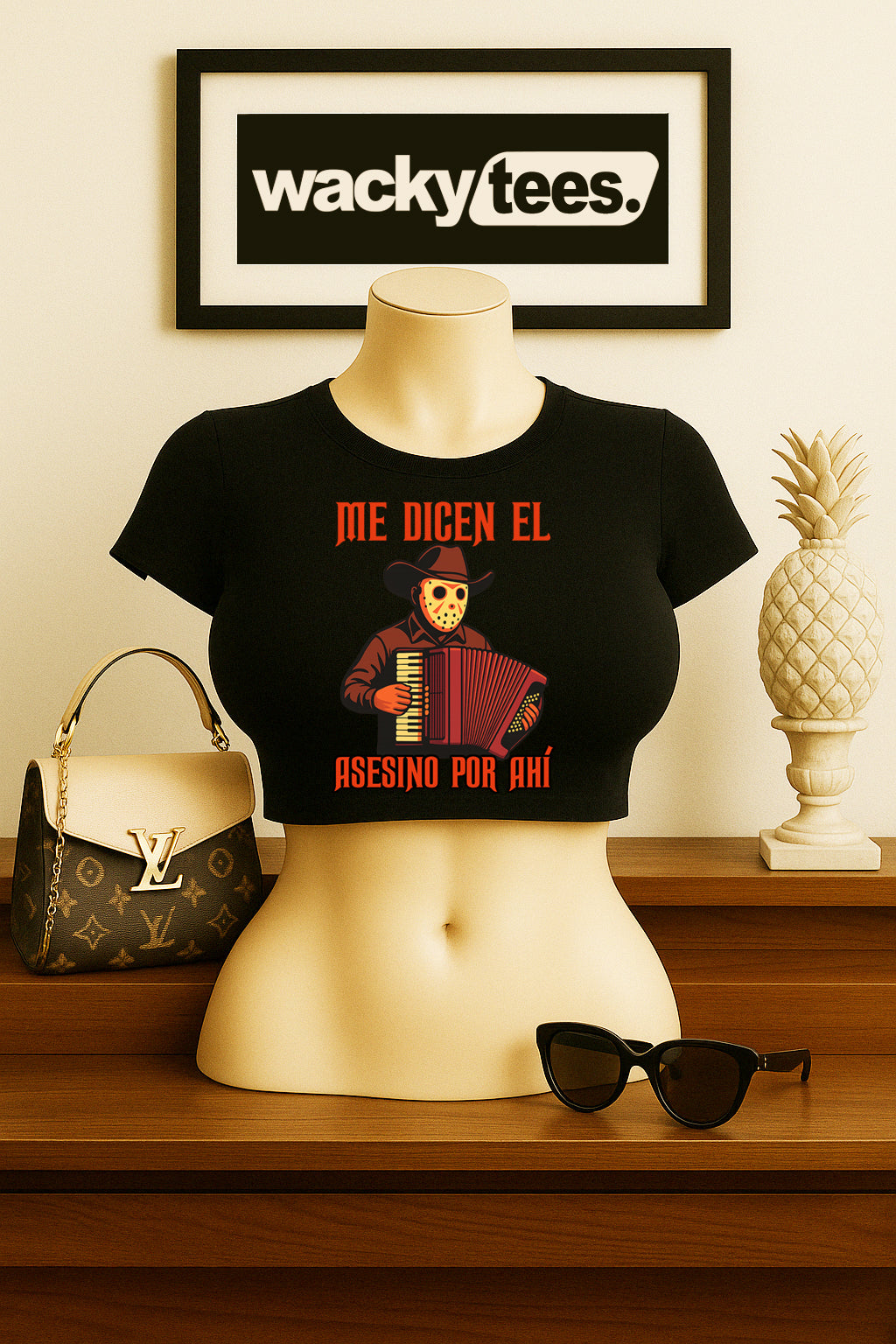 Me Dicen El Asesino Por Ahi Halloween Corrido Jason Voorhees Friday the 13th Graphic Tee Shirt