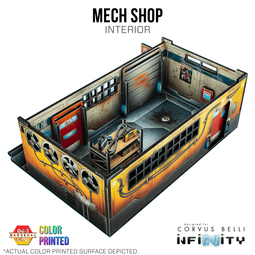 Xiguan Components - Ground Floors - Mech Shop / Color Printed