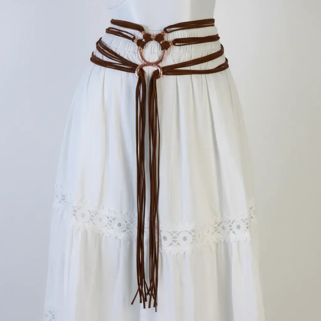 Medieval Viking Rope Belt – Troll Cross Costume Belt for Women
