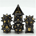 Warrior's Flail: Medieval - Metal RPG Dice Set - 