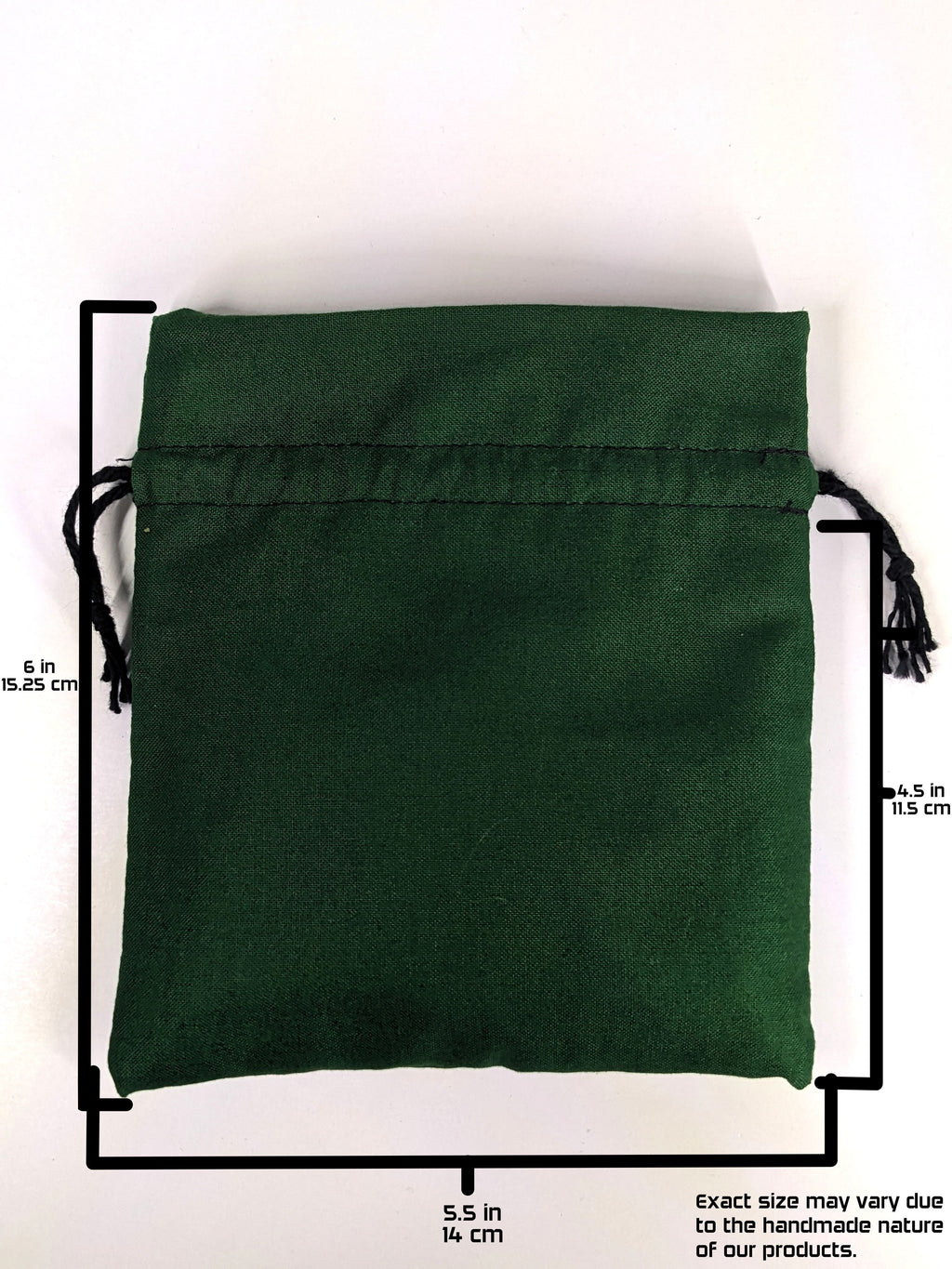 Dark Green Medium Dice Bag