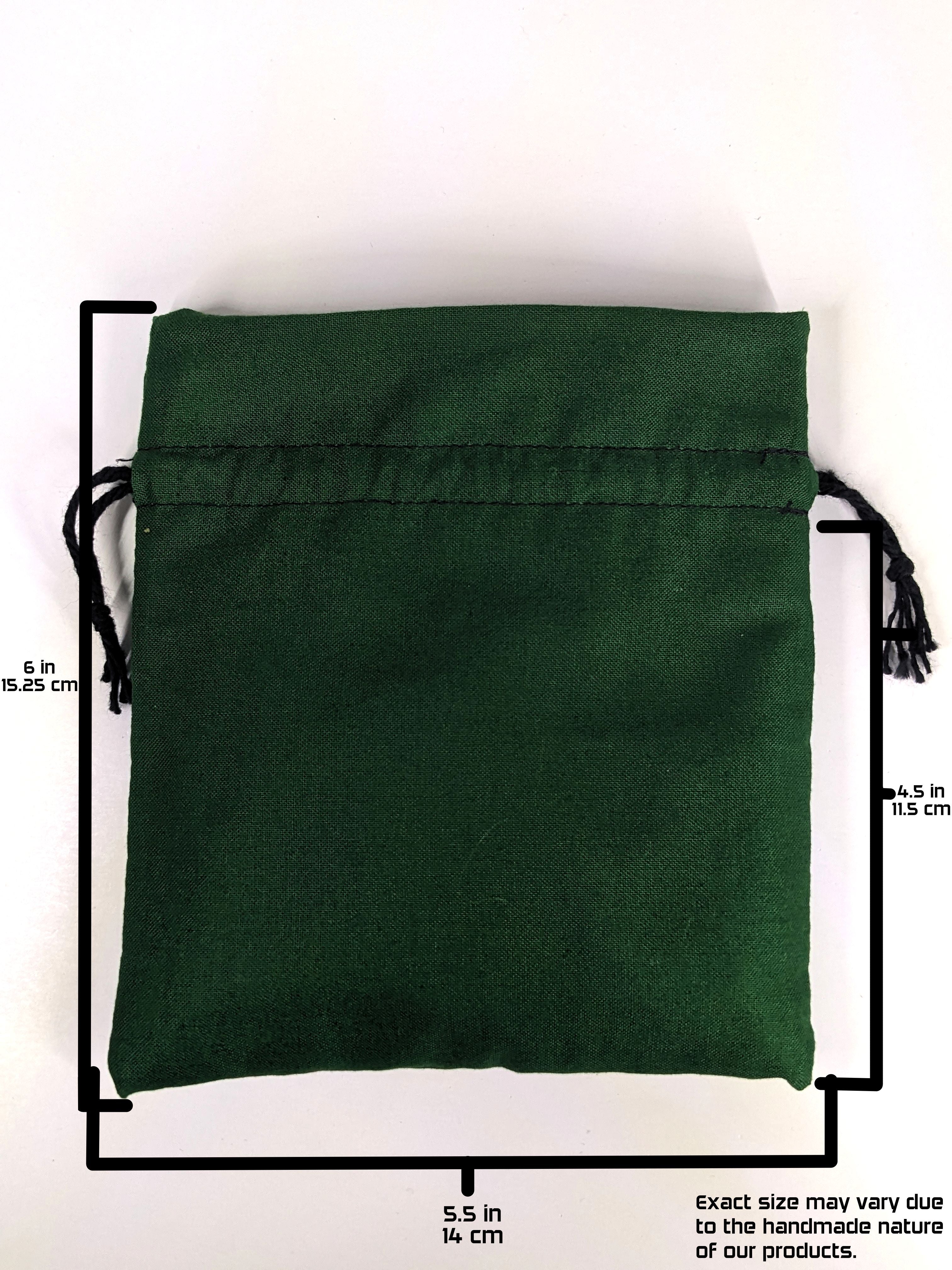 Dark Green Medium Dice Bag