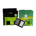 Men's Minecraft Fear the Creeper Glow in Dark 2 Piece Set T-shirt