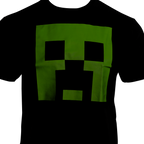 Men's Minecraft Fear the Creeper Glow in Dark 2 Piece Set T-shirt