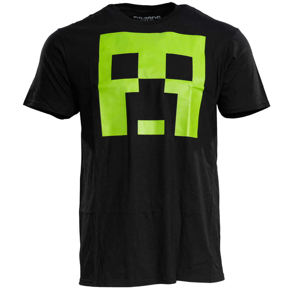 Men's Minecraft Fear the Creeper Glow in Dark 2 Piece Set T-shirt