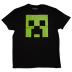 Men's Minecraft Fear the Creeper Glow in Dark 2 Piece Set T-shirt