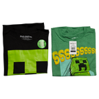 Men's Minecraft Fear the Creeper Glow in Dark 2 Piece Set T-shirt