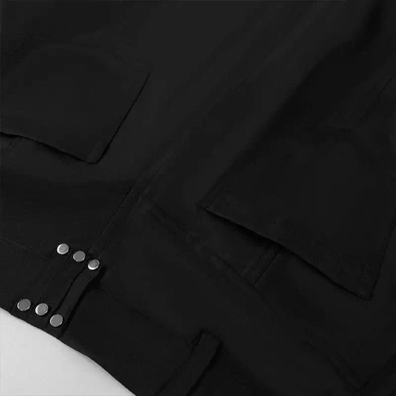 Men's Gothic Punk Kilt Skirt Medieval Roman Warrior Leather Belt Black Cosplay Costume