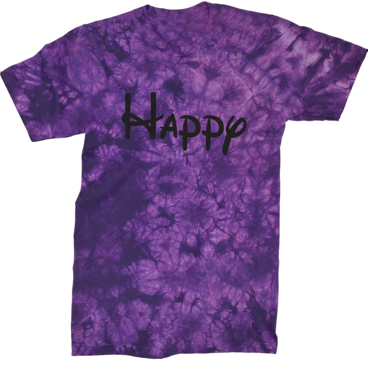Happy - 7 Dwarfs Costume Mens T-shirt - Heather Grey / Mens Small