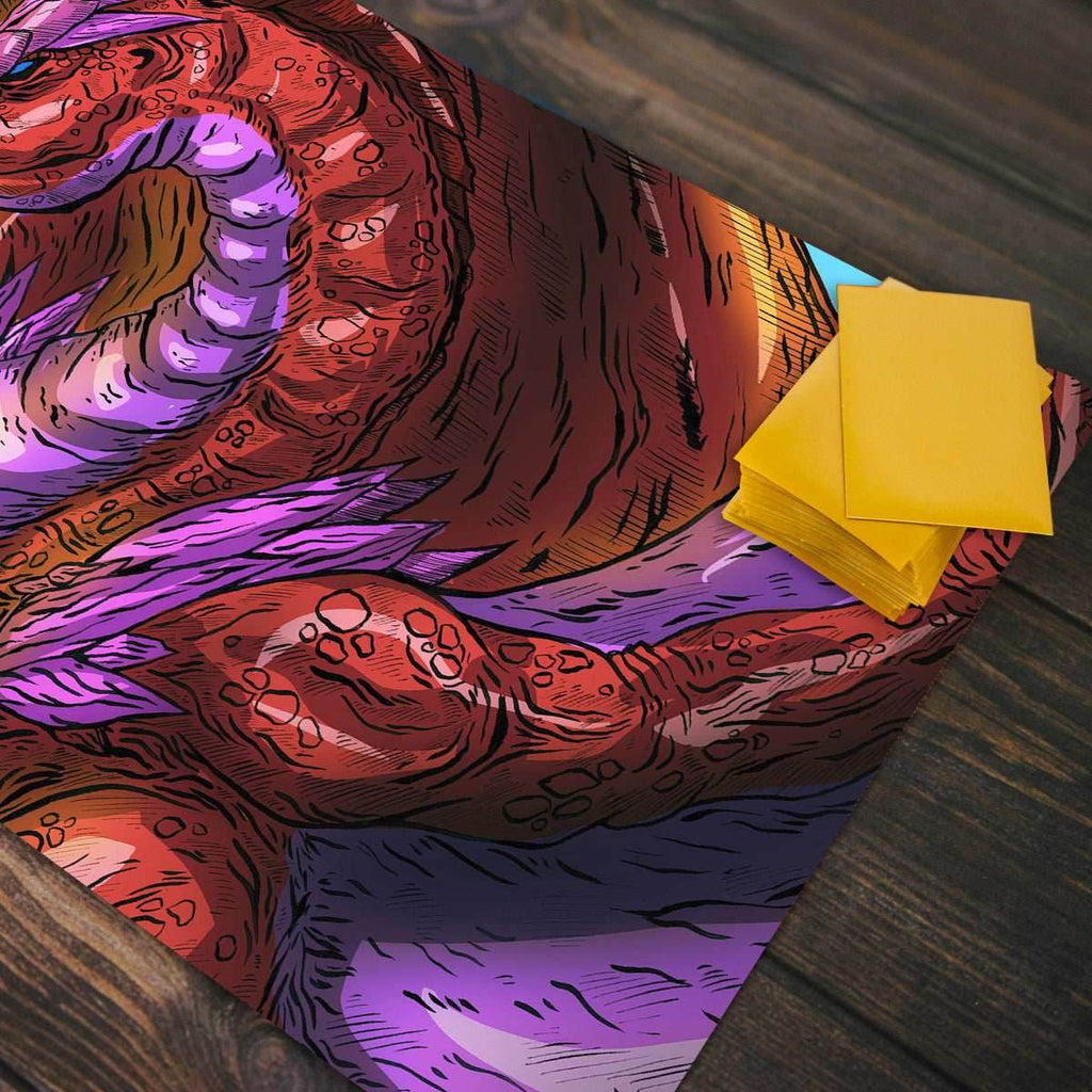 Crimson Dragon Overlord Playmat - Plain