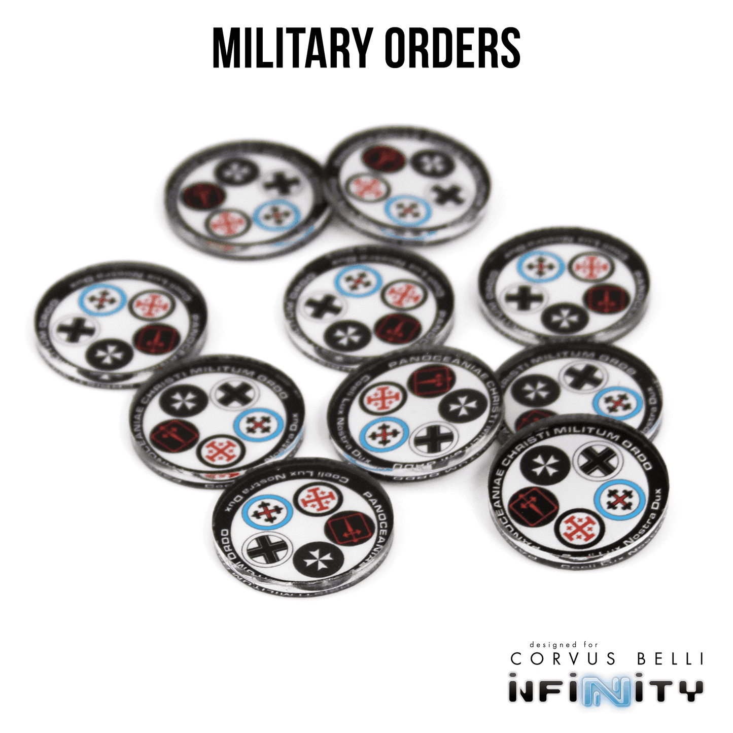 N4 Faction Markers - Military Orders / 25mm / Single