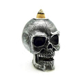 Mini Silver Skull backflow burner - 