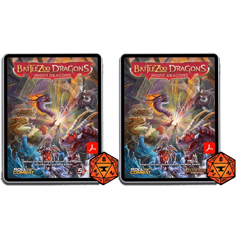 Battlezoo Dragons: Misfit Dragons for Foundry VTT - D&D 5E and Pathfinder 2e / PDF & Foundry VTT Module