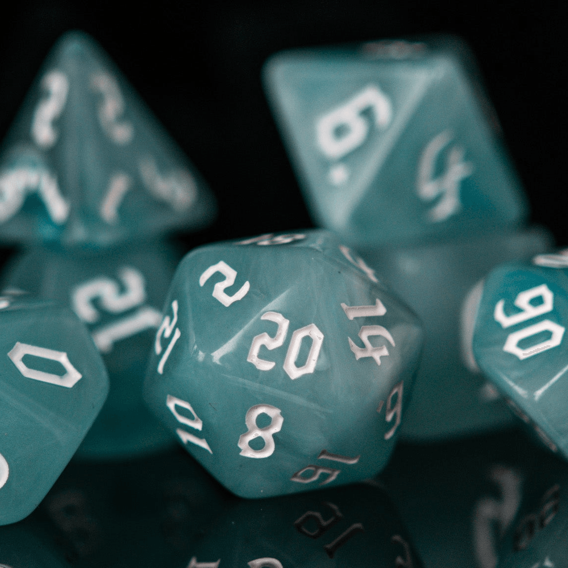 Monk Class Acrylic Dice Set - 