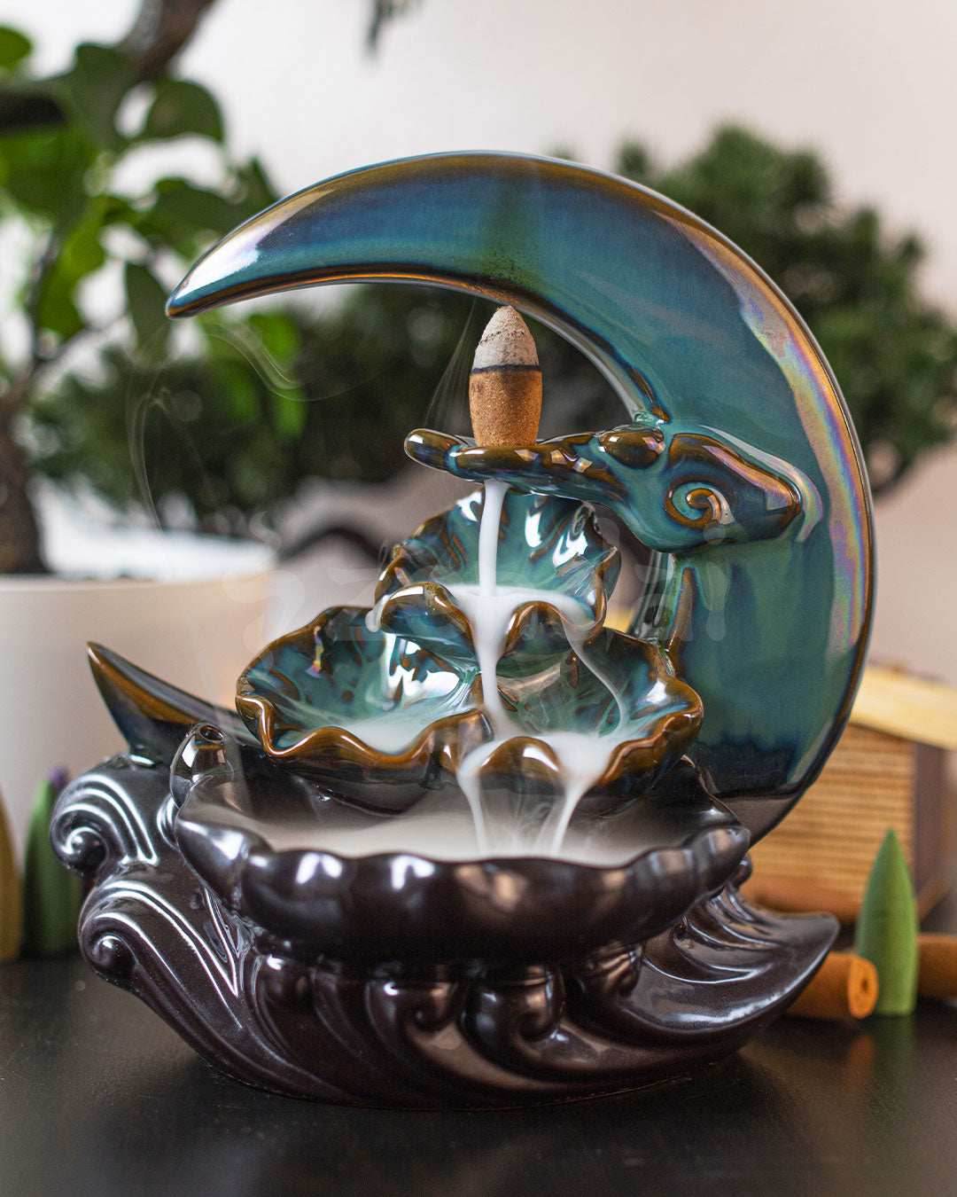 Moon Falls - Backflow Incense Burner - 