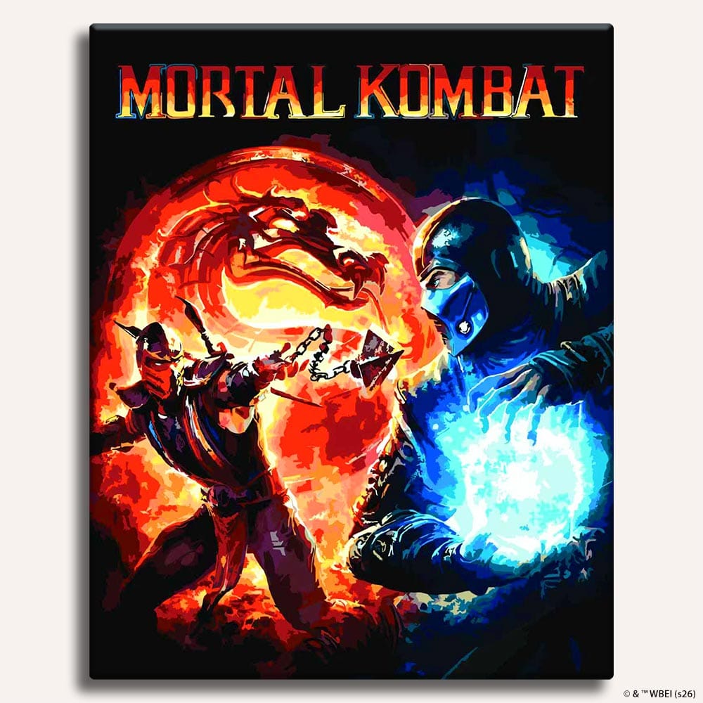 Mortal Kombat  - Paint By Numbers Kit