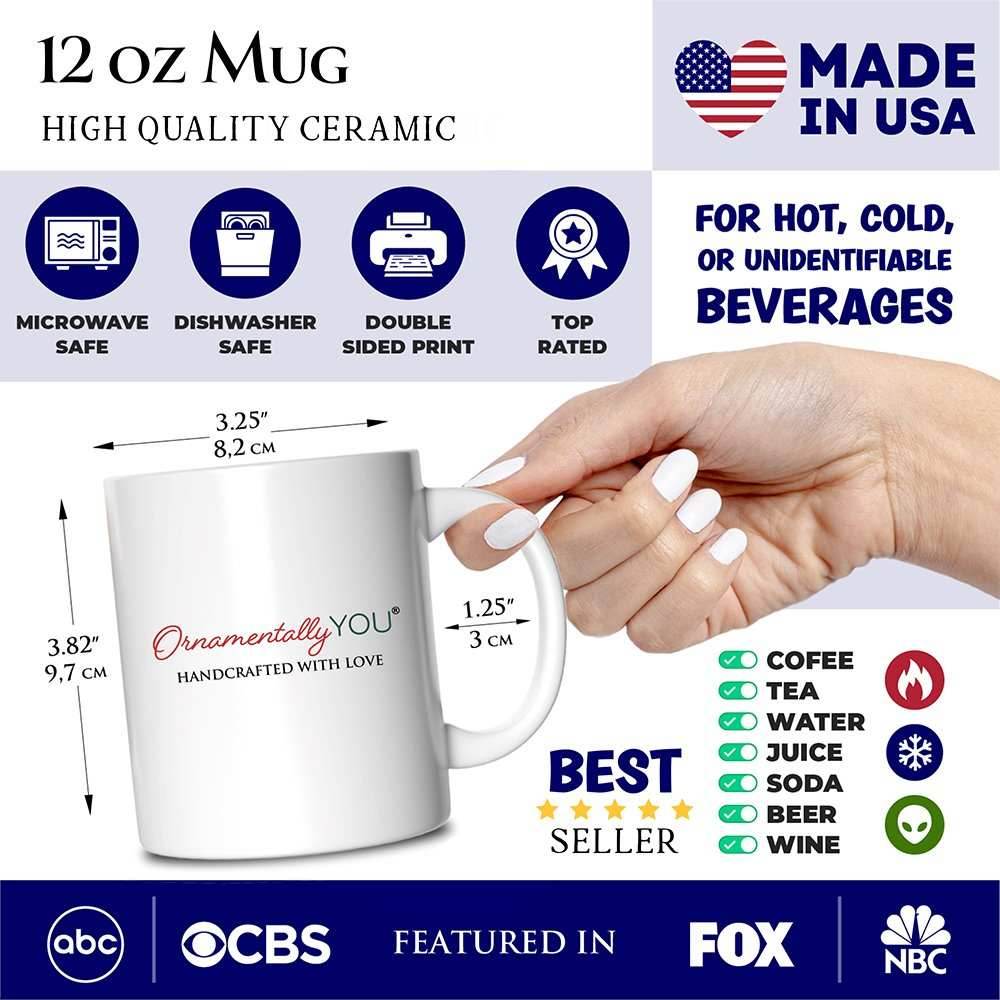Funny Retro Ghosts Hauntmates Personalized Mug, Vintage Best Friend Halloween Gift with Custom Names - 12oz Mug / Customized