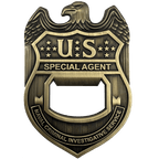 EL13-001 NCIS Special Agent Naval Criminal Investigative Service Challenge Coin Bottle Opener Navy - 