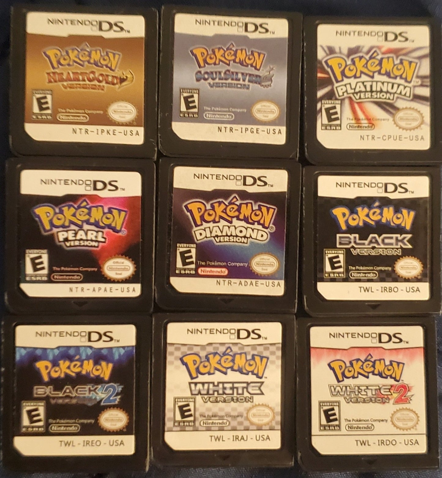Nintendo DS Video Game Cartridge Collection