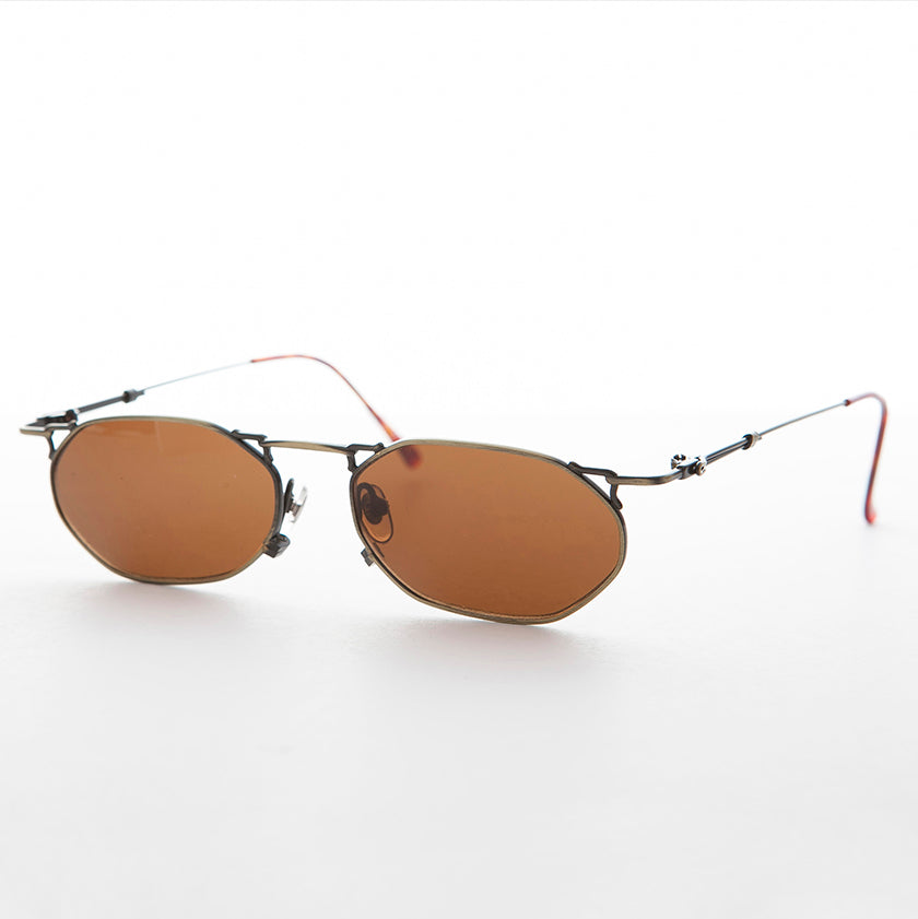 Victorian Goth Steampunk Vintage Sunglasses - Ned