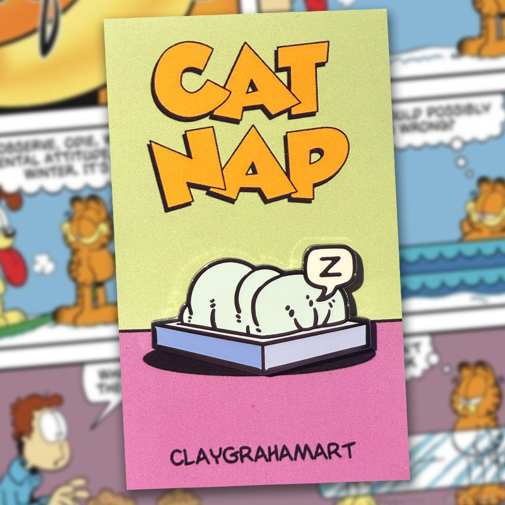 Cat Nap Hard Enamel Pin