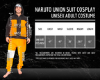 Naruto Costume Jumpsuit Pajamas with Hood Halloween Costume Cosplay