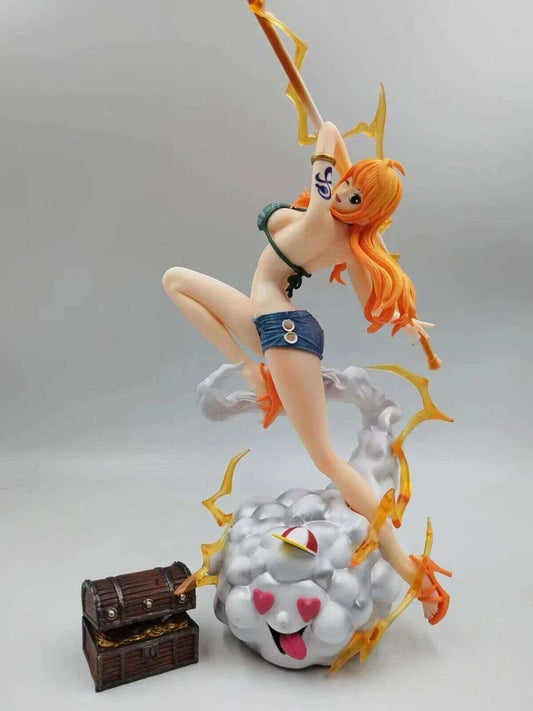 Nami One Piece Figurine, Sexy One Piece PVC Strawhat Pirates Figure, Anime Gifts 30cm/12in